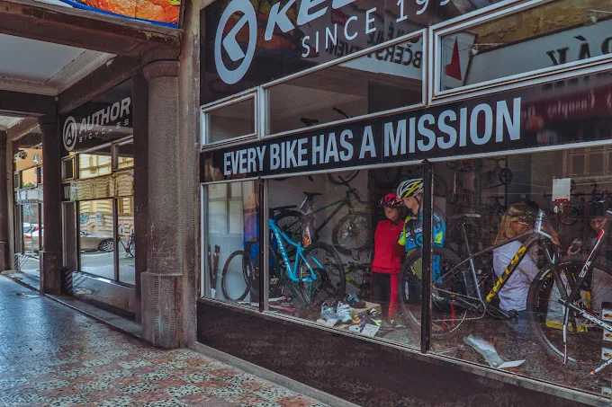 MK BIKE SHOP PŘEROV – exteriér prodejny